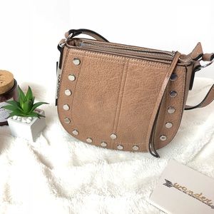 Isabelle Studded Top Zip Crossbody, new with tags